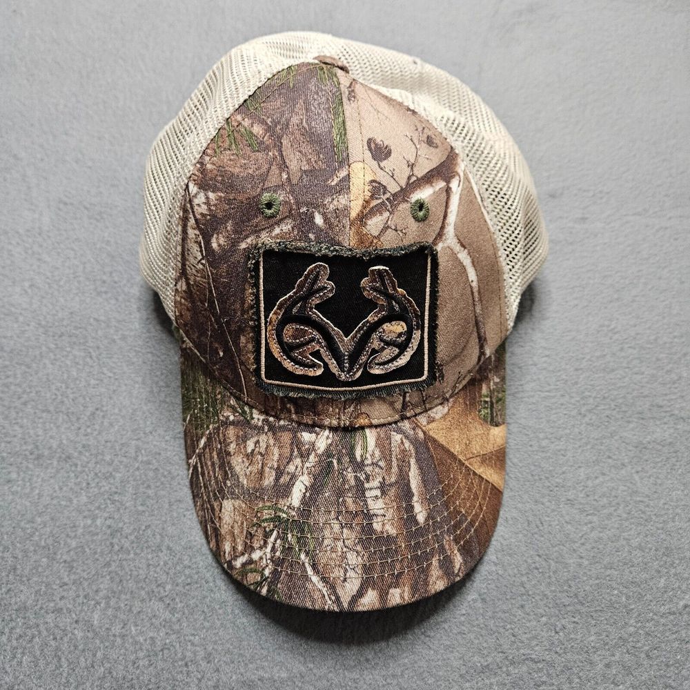 Real Tree Hat Camo Mesh Snapback Hat Captivating Head Wear 100% Polyester